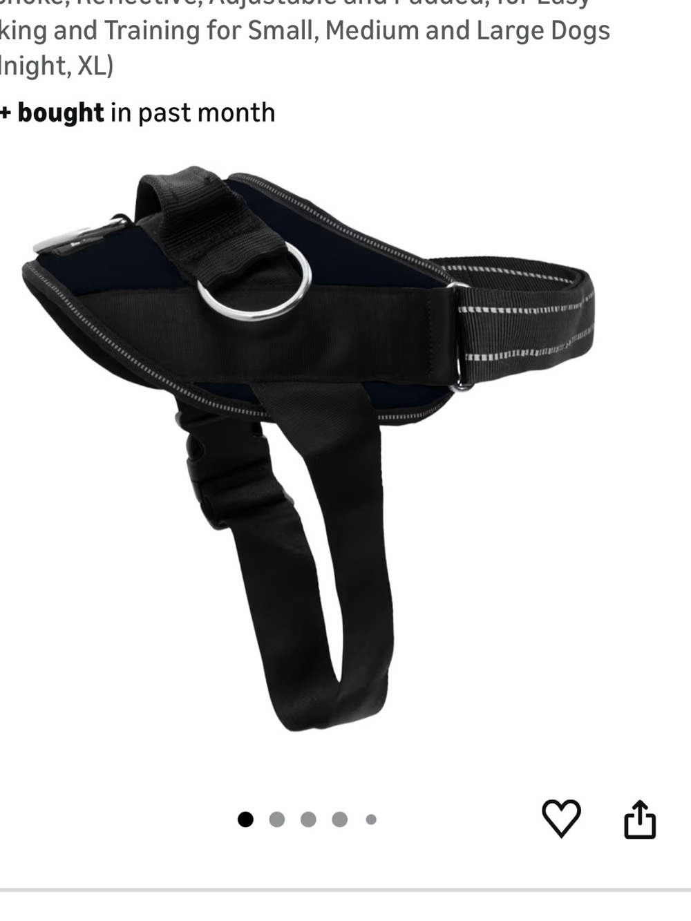 Black Dog Harness XL